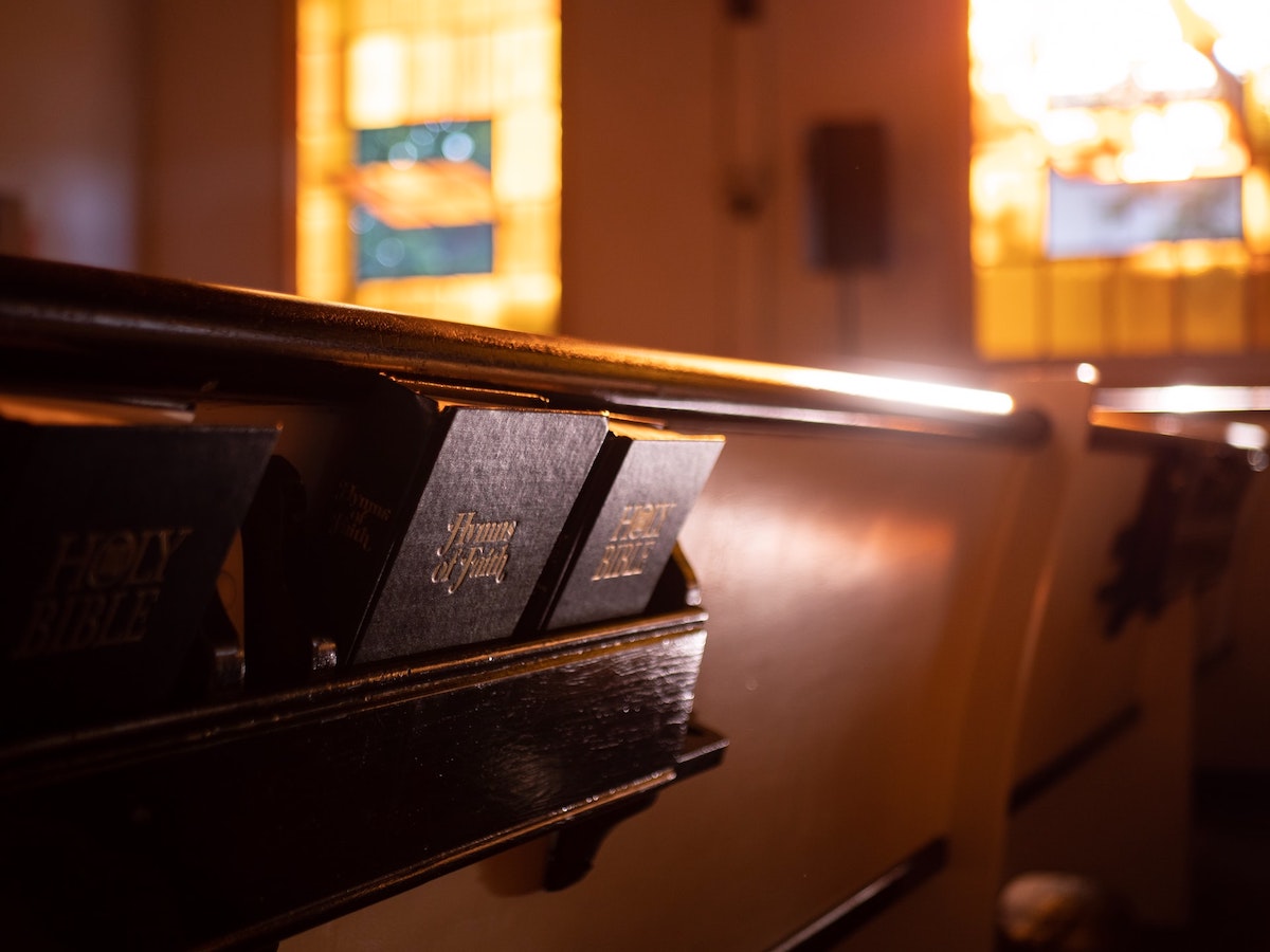 Celebrating God's Faithfulness - Bible and hymnal picture