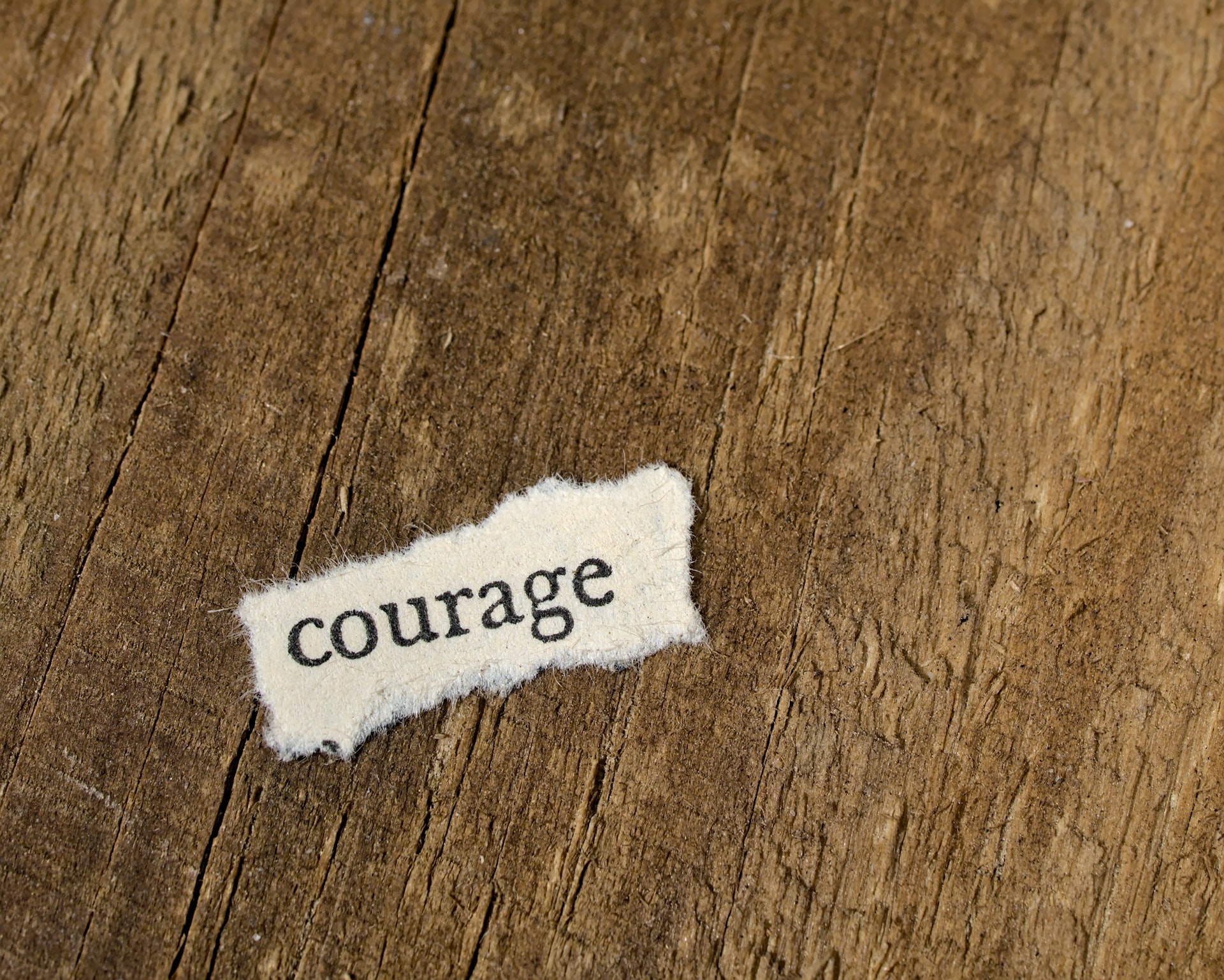 courage on display